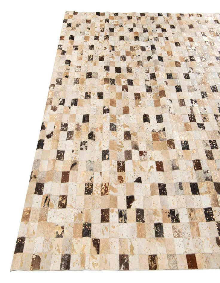 Detail image of  8' x 9' 11 Cowhide Stocks Rug