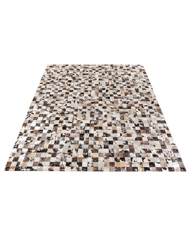 Detail image of  8' x 10' Cowhide Stocks Rug