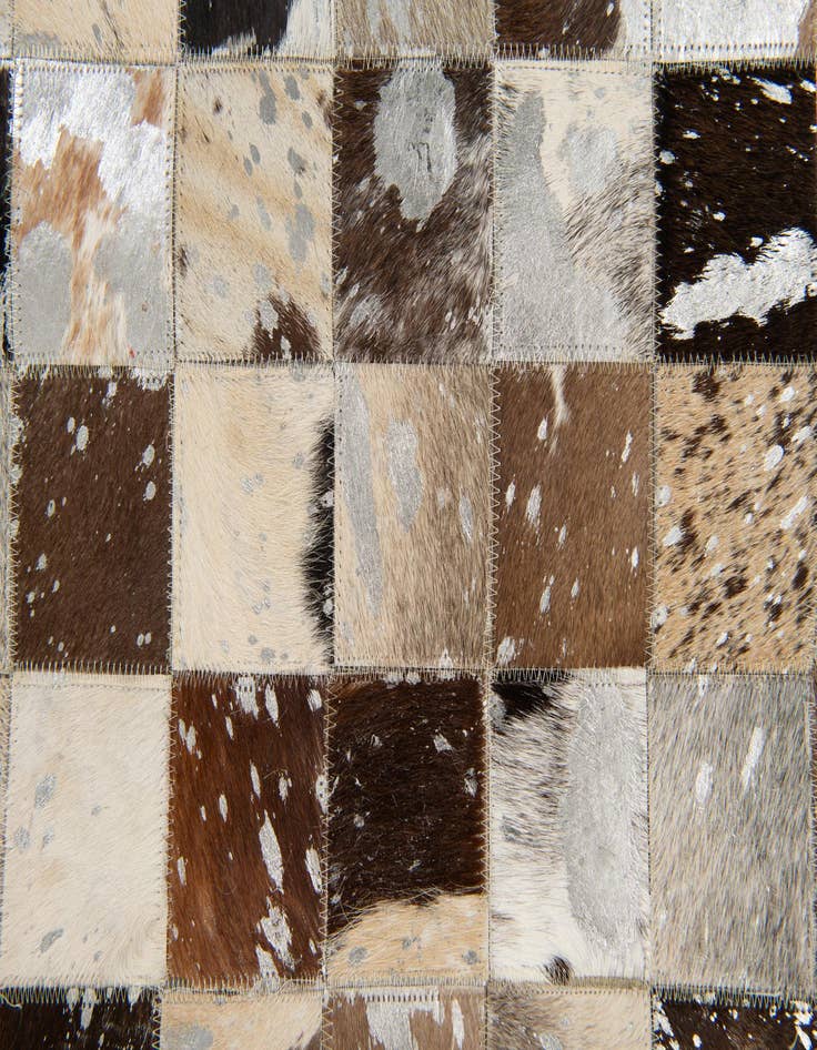 Detail image of  8' x 10' Cowhide Stocks Rug