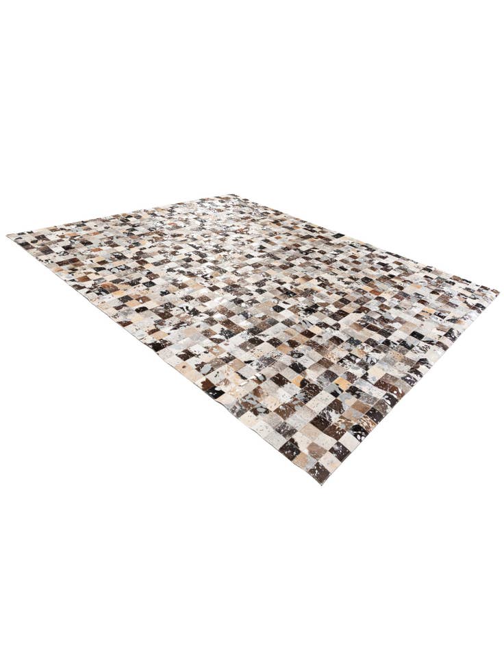 Detail image of  8' 2 x 9' 11 Cowhide Stocks Rug