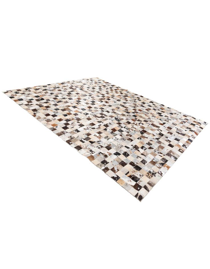 Detail image of  8' x 10' Cowhide Stocks Rug