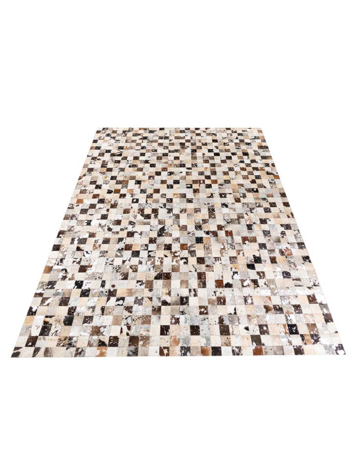 Detail image of  8' x 10' Cowhide Stocks Rug