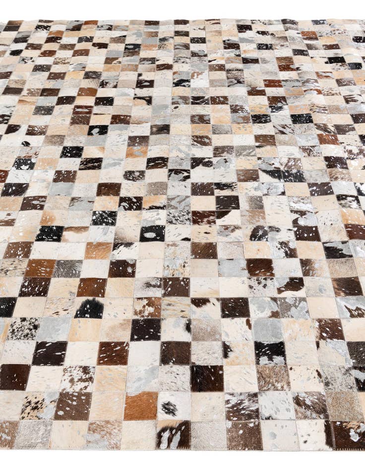 Detail image of  8' x 10' Cowhide Stocks Rug