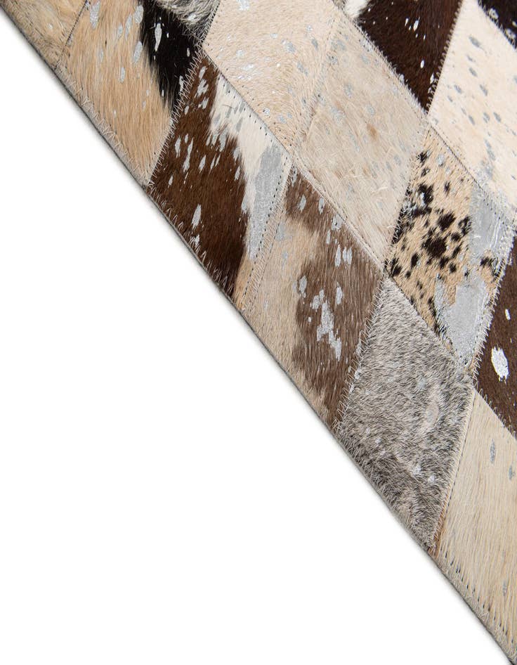 Detail image of  8' x 10' Cowhide Stocks Rug