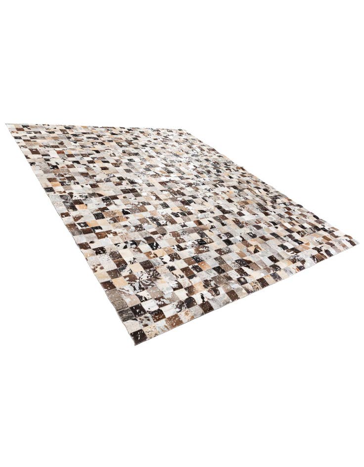 Detail image of  8' 3 x 9' 11 Cowhide Stocks Rug