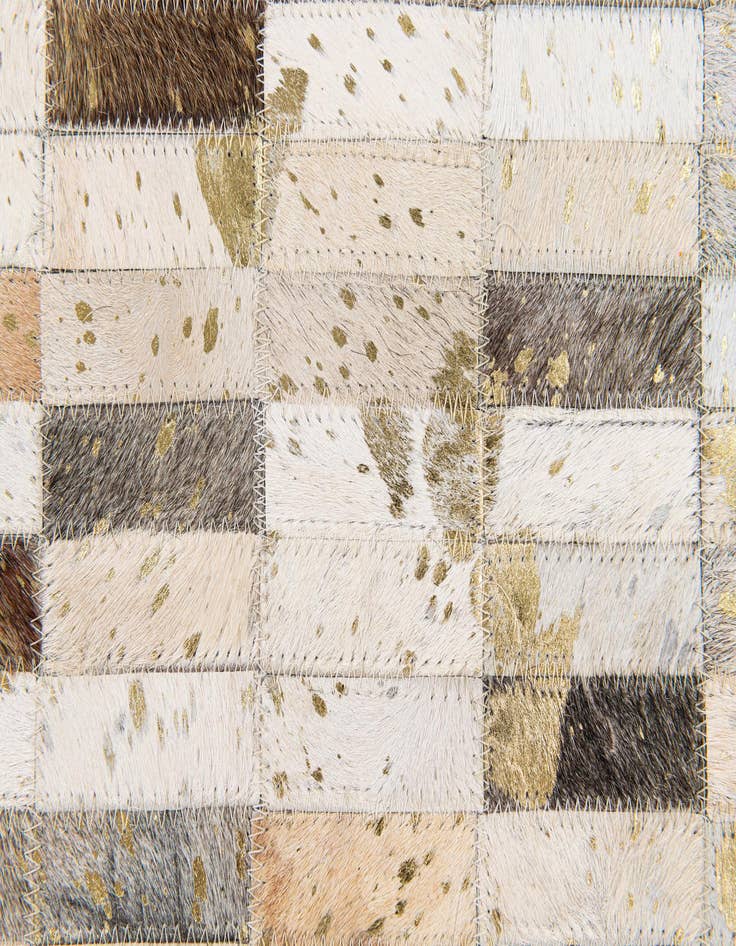 Detail image of  8' x 10' 1 Cowhide Stocks Rug