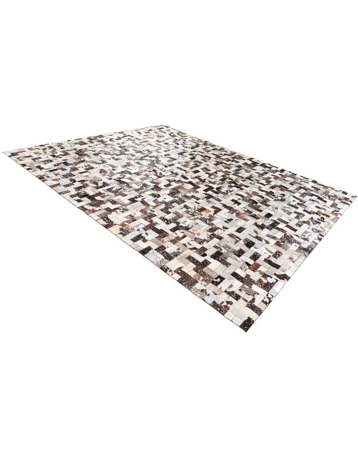 Detail image of  8' 1 x 10' Cowhide Stocks Rug