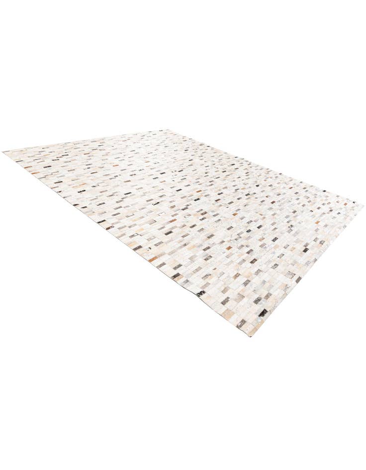 Detail image of  7' 11 x 9' 11 Cowhide Stocks Rug