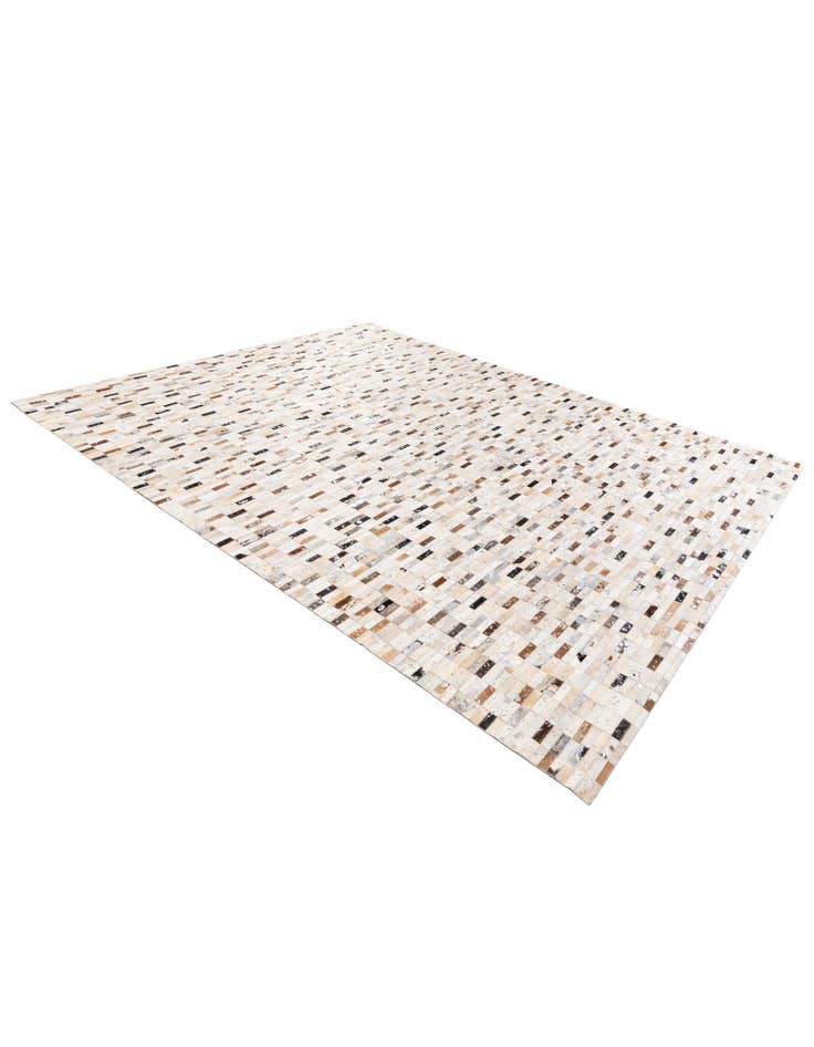 Detail image of  8' 2 x 9' 11 Cowhide Stocks Rug