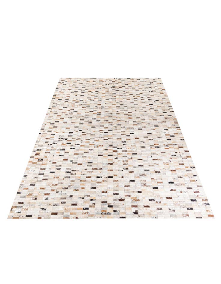 Detail image of  8' 2 x 9' 11 Cowhide Stocks Rug