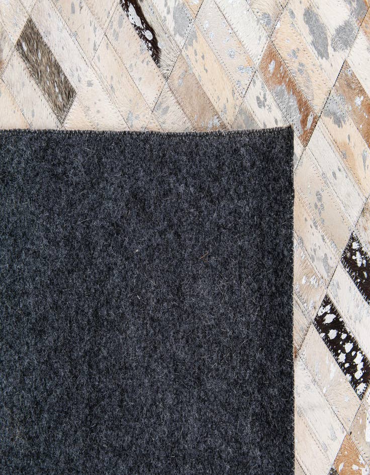 Detail image of  8' 2 x 9' 11 Cowhide Stocks Rug