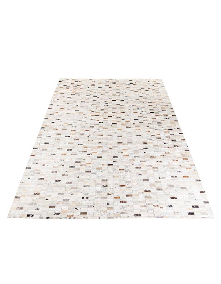 Detail image of  7' 11 x 9' 11 Cowhide Stocks Rug