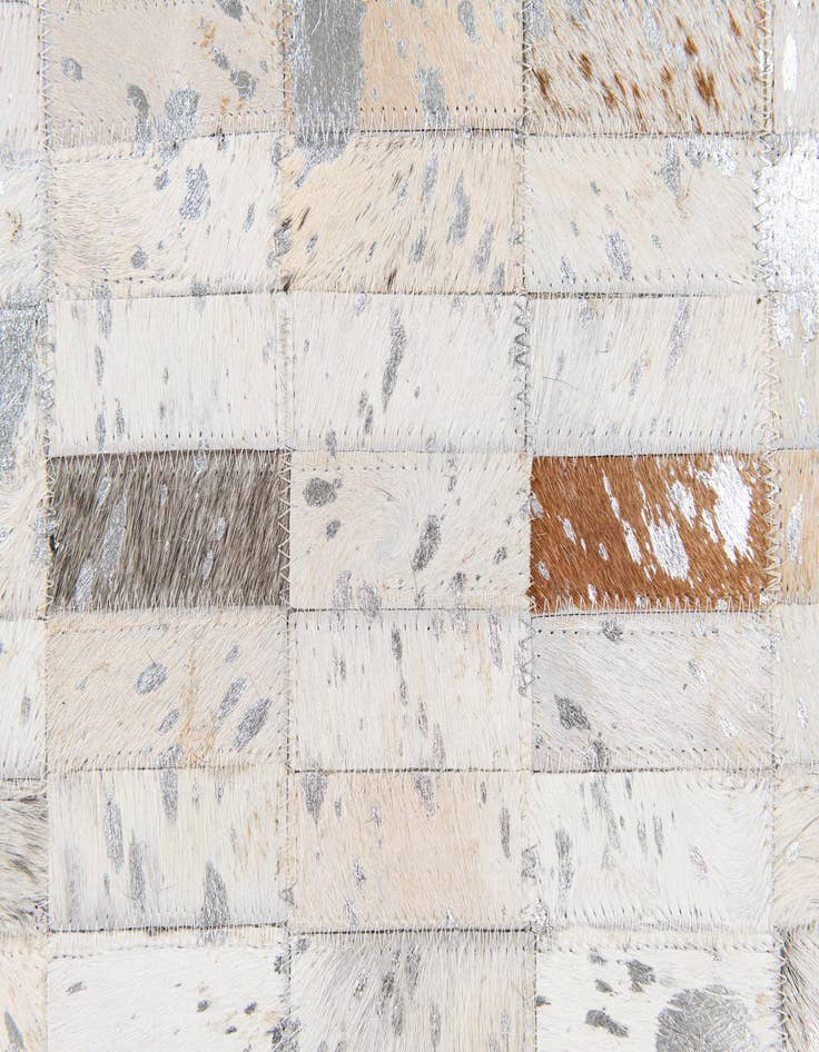 Detail image of  7' 11 x 9' 11 Cowhide Stocks Rug