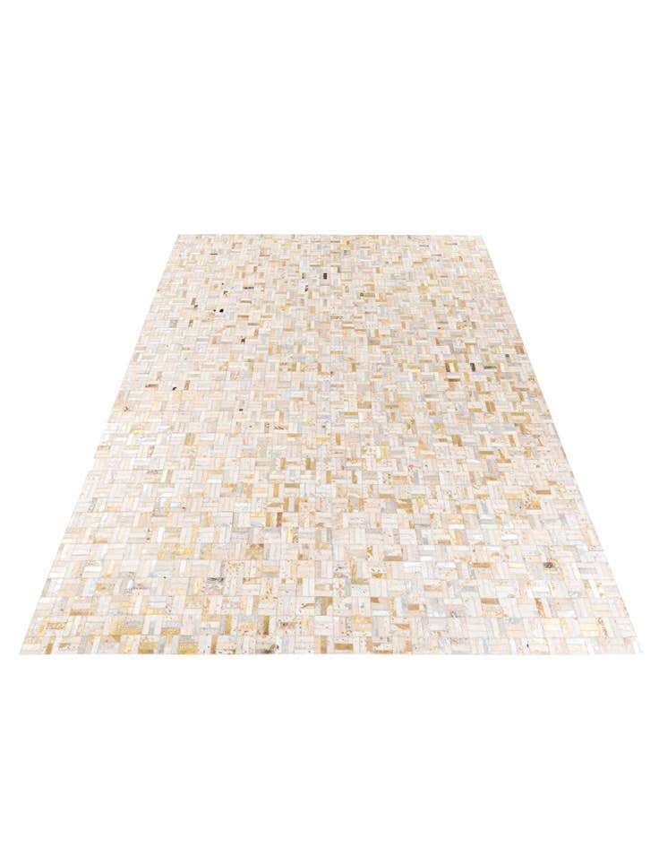 Detail image of  7' 11 x 9' 11 Cowhide Stocks Rug