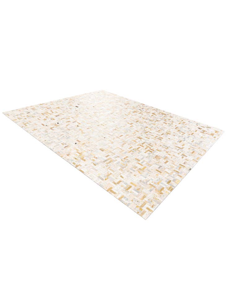 Detail image of  7' 10 x 9' 9 Cowhide Stocks Rug