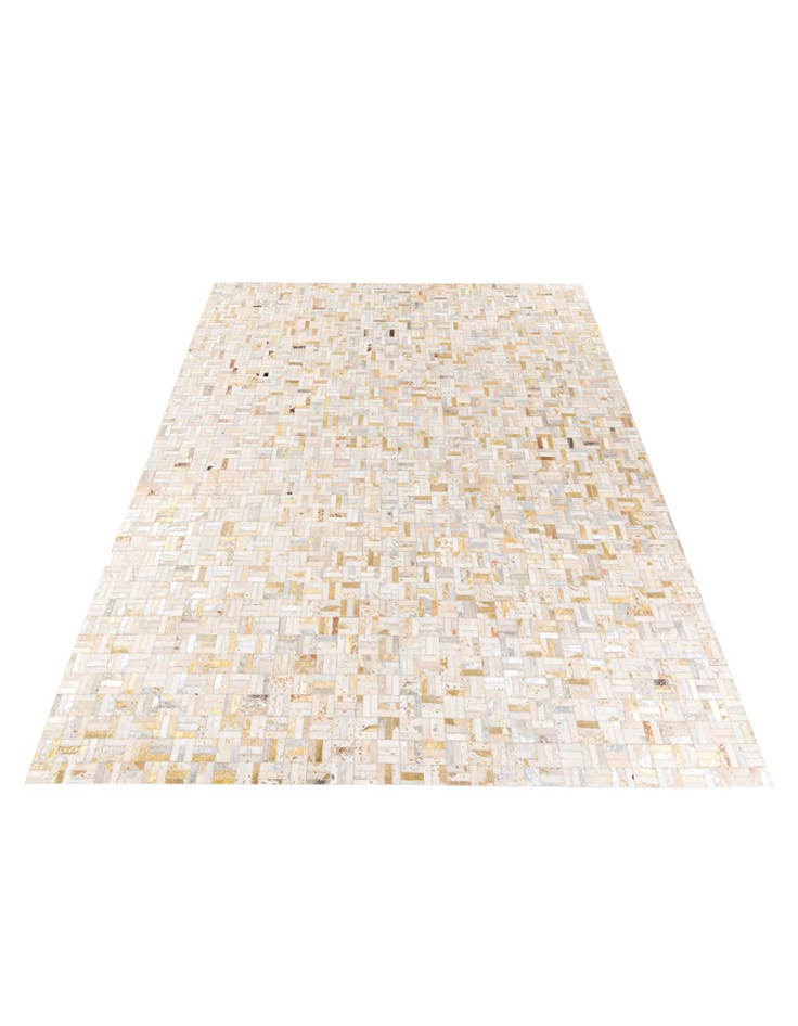 Detail image of  7' 10 x 9' 9 Cowhide Stocks Rug