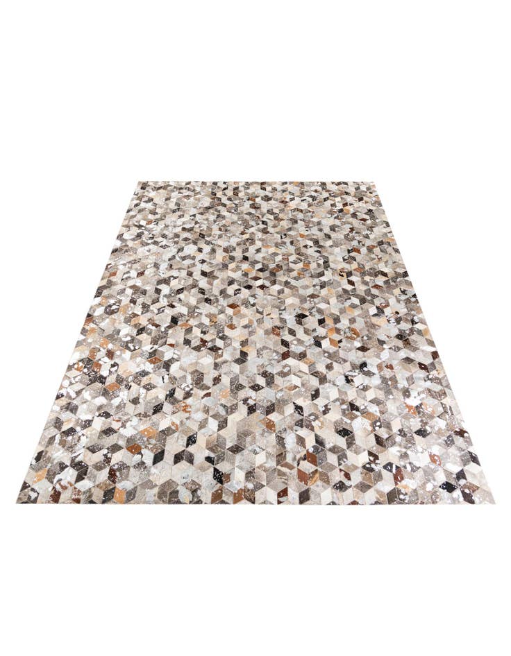 Detail image of  8' x 10' Cowhide Stocks Rug