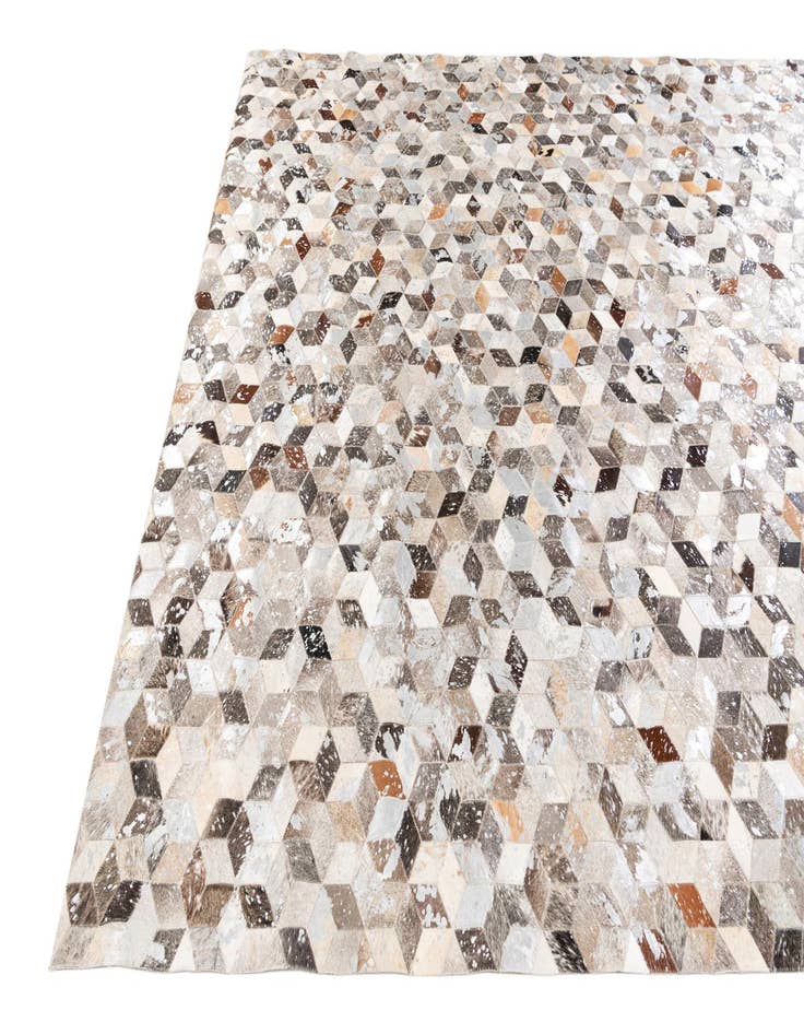Detail image of  8' x 10' Cowhide Stocks Rug