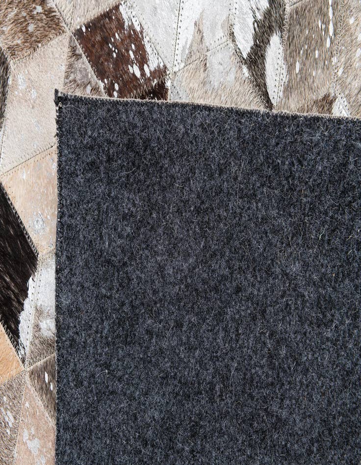 Detail image of  8' x 10' Cowhide Stocks Rug