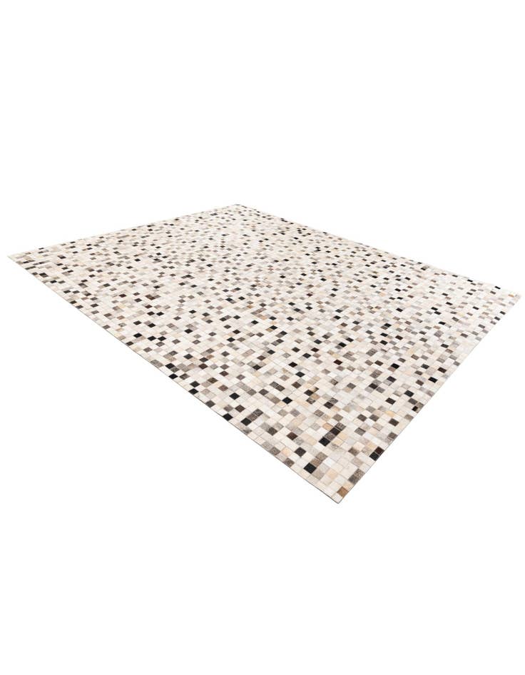 Detail image of  8' 1 x 9' 11 Cowhide Stocks Rug