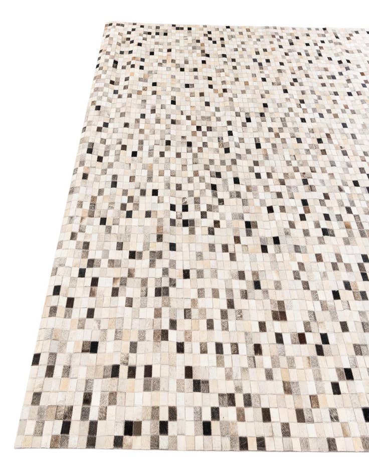 Detail image of  8' 1 x 9' 11 Cowhide Stocks Rug