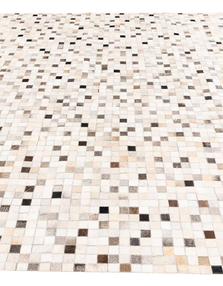 Detail image of  8' 1 x 10' Cowhide Stocks Rug