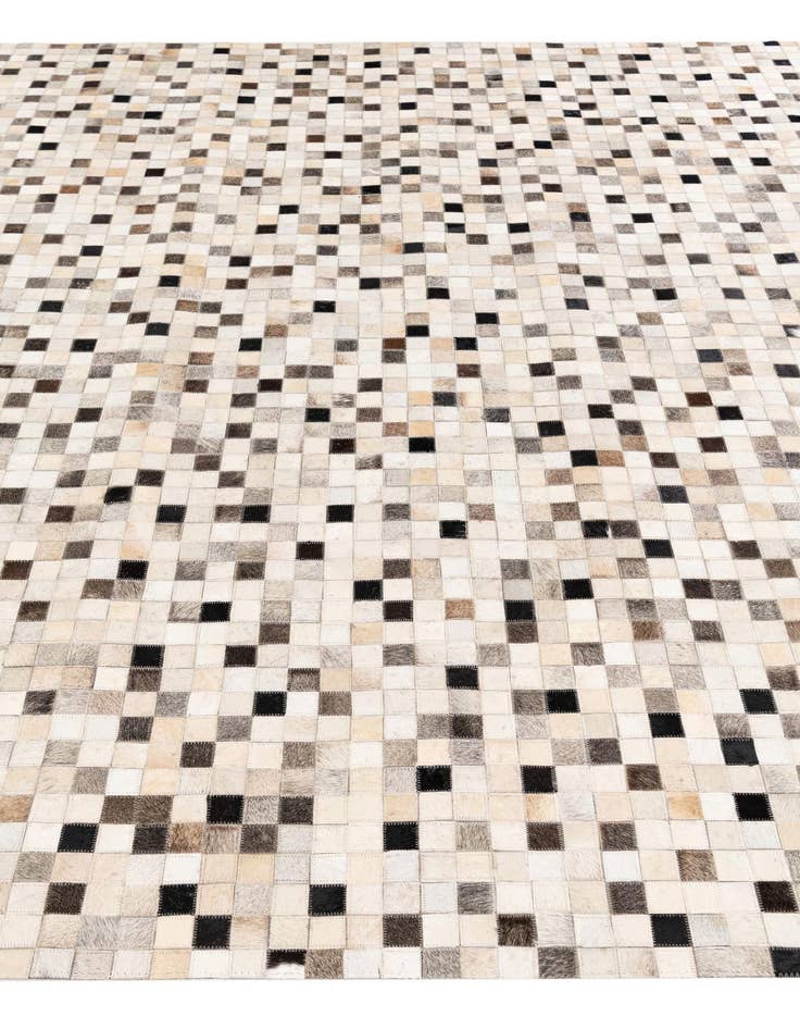 Detail image of  8' x 10' Cowhide Stocks Rug