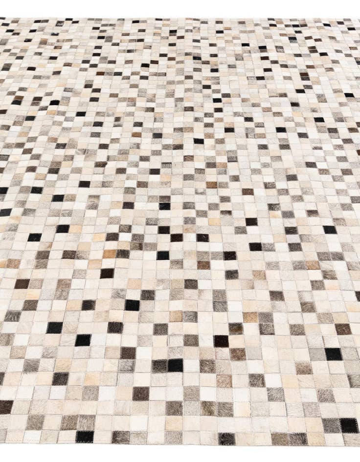 Detail image of  8' x 9' 10 Cowhide Stocks Rug