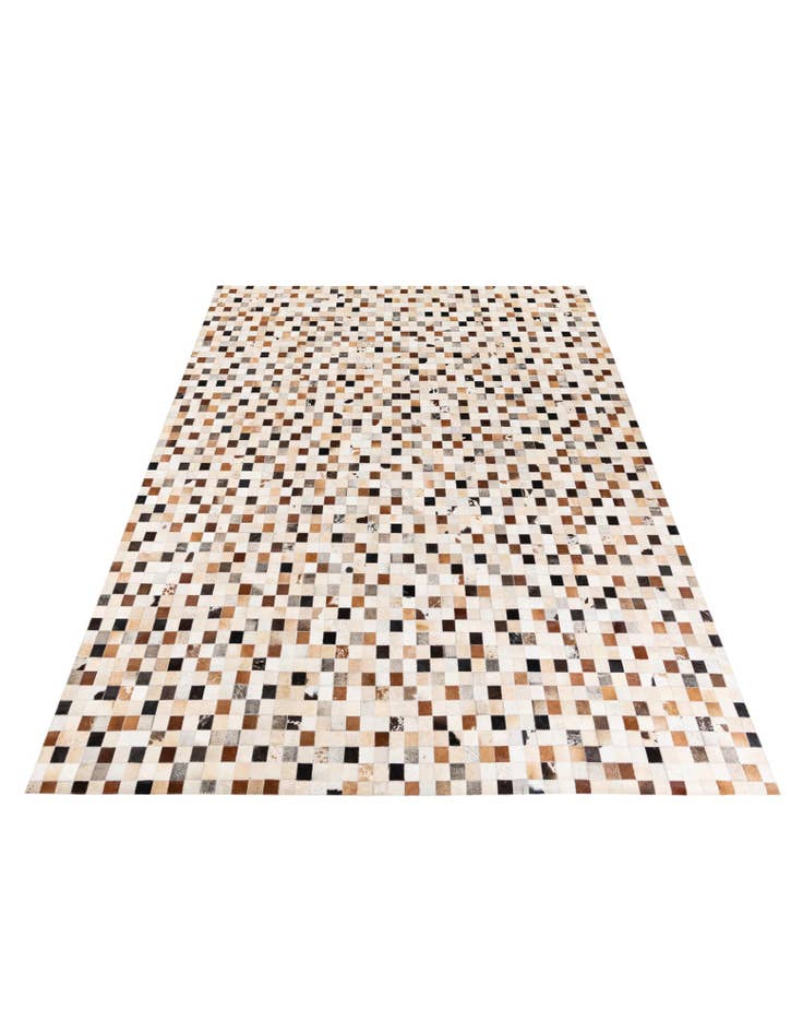 Detail image of  8' 1 x 9' 10 Cowhide Stocks Rug