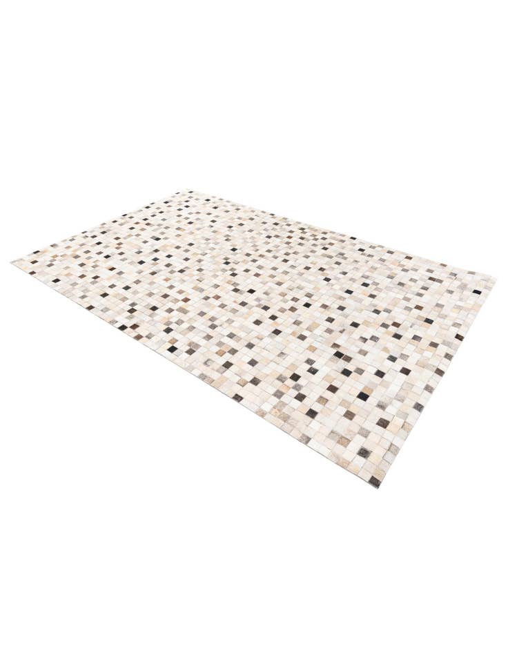 Detail image of  5' x 7' 11 Cowhide Stocks Rug