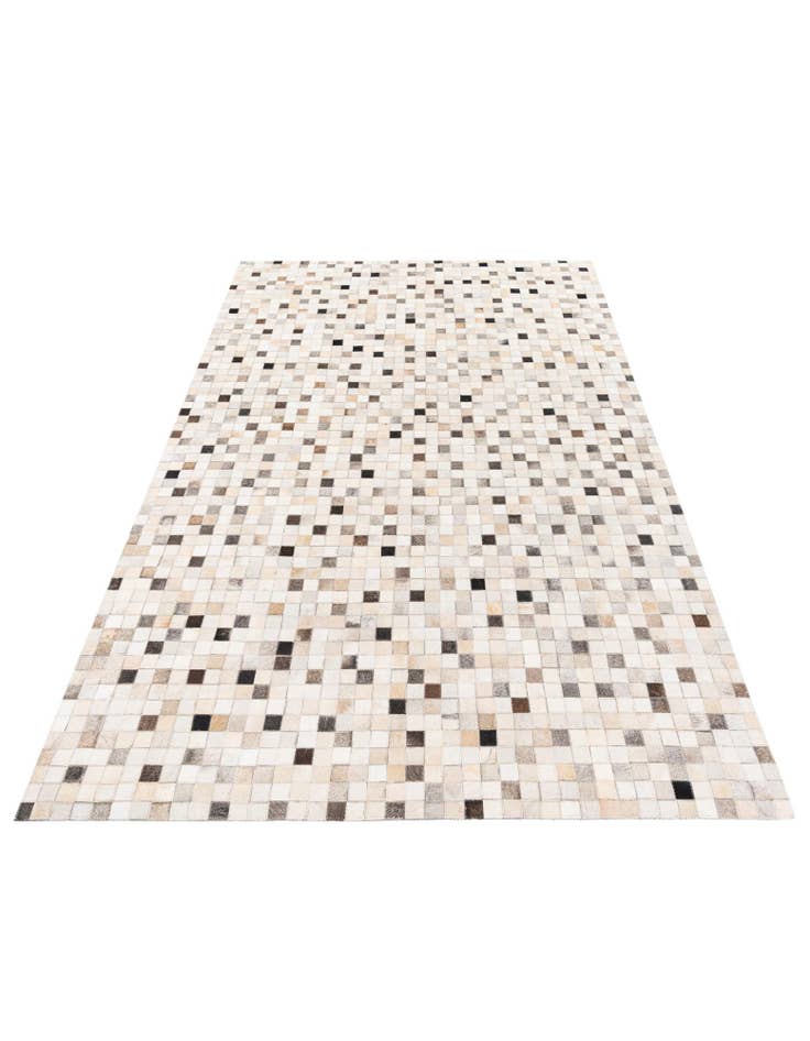 Detail image of  5' x 7' 11 Cowhide Stocks Rug