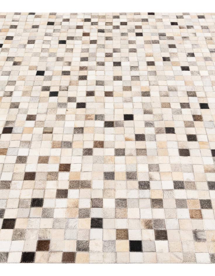 Detail image of  5' x 7' 11 Cowhide Stocks Rug