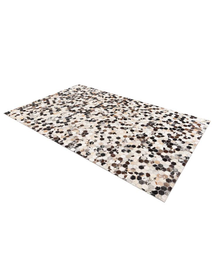 Detail image of  5' x 8' Cowhide Stocks Rug