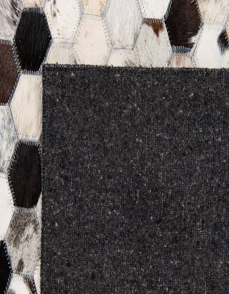 Detail image of  5' x 8' Cowhide Stocks Rug