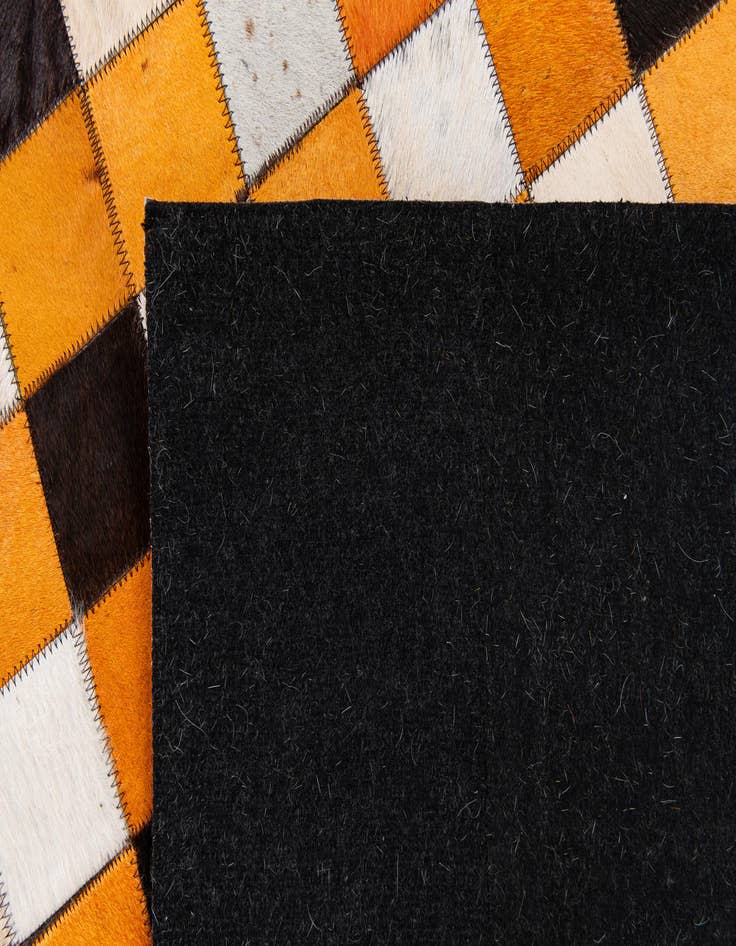 Detail image of  5' x 8' 1 Cowhide Stocks Rug