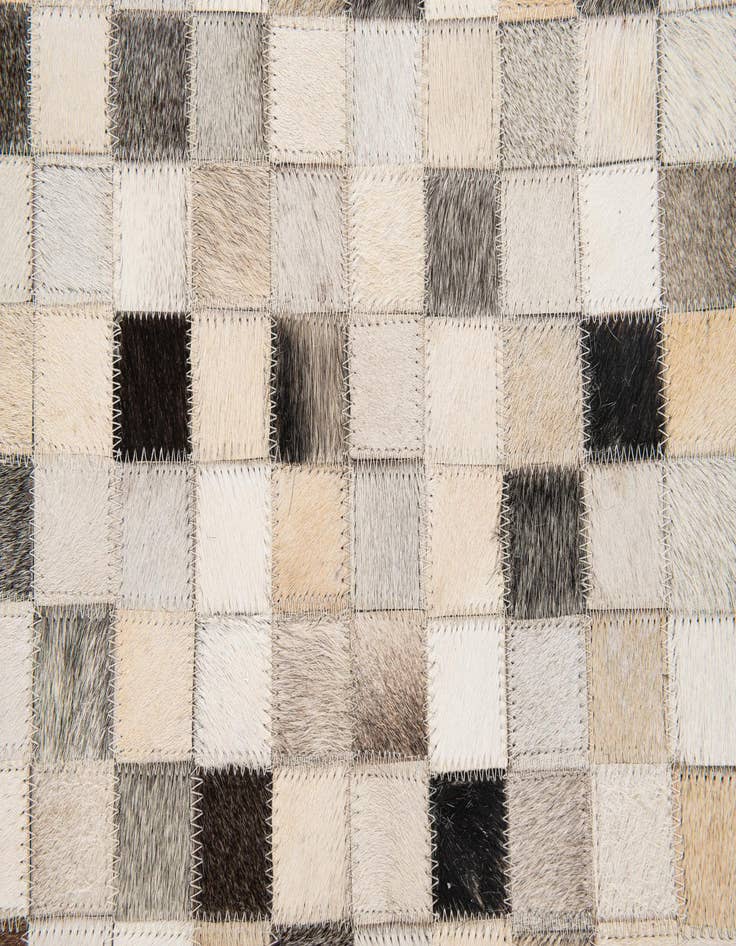 Detail image of  5' 1 x 8' Cowhide Stocks Rug