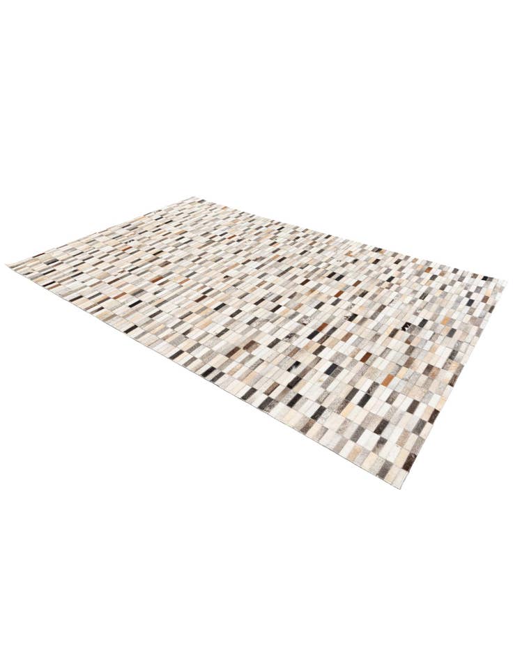 Detail image of  5' 1 x 8' Cowhide Stocks Rug