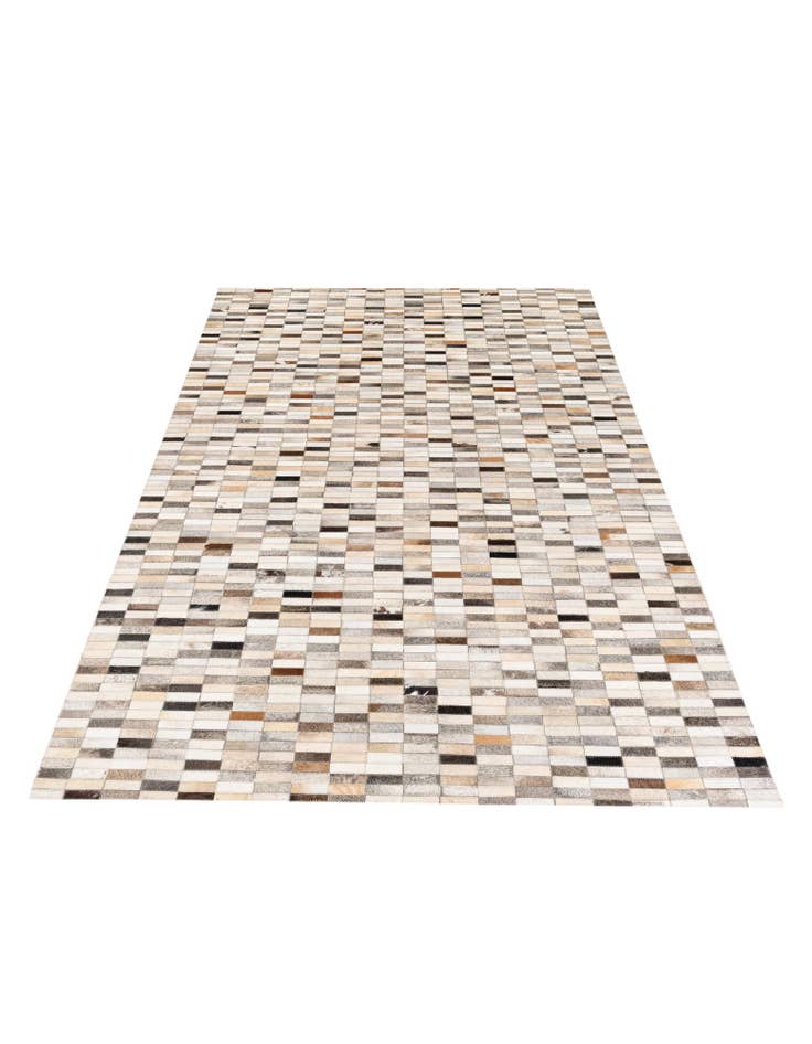 Detail image of  5' 1 x 8' Cowhide Stocks Rug