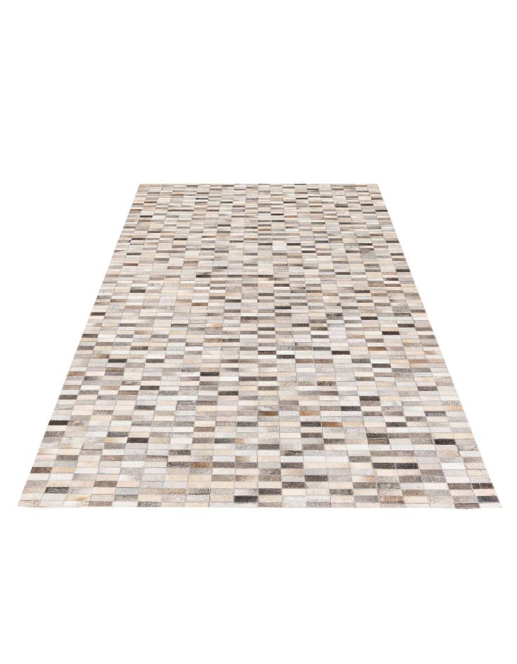 Detail image of  5' x 8' Cowhide Stocks Rug