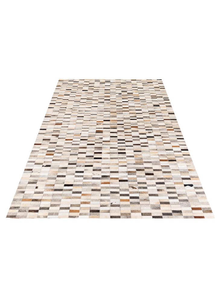 Detail image of  5' 1 x 8' Cowhide Stocks Rug