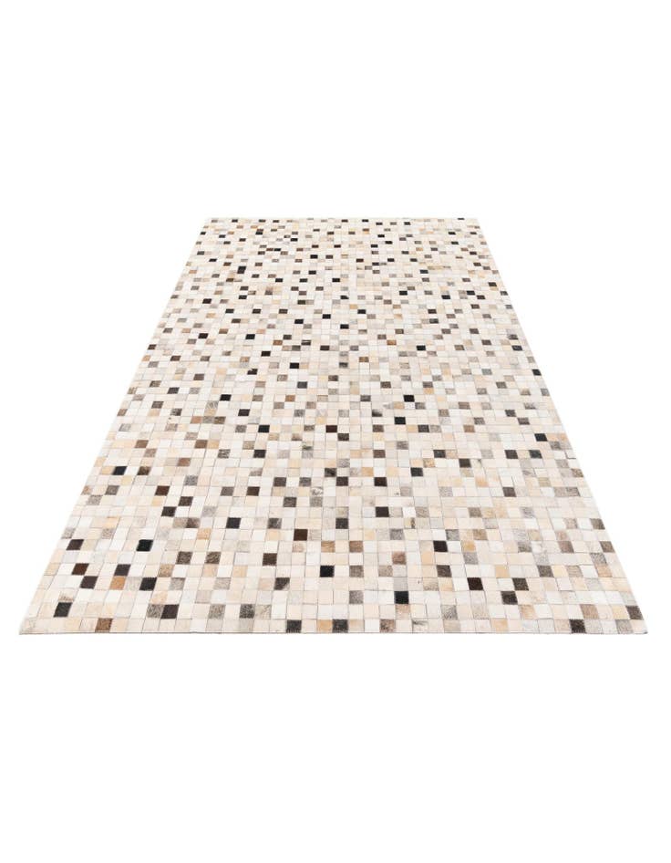 Detail image of  5' x 7' 11 Cowhide Stocks Rug