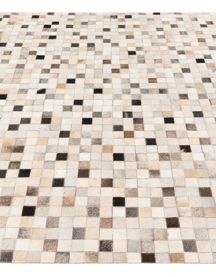 Detail image of  5' x 7' 11 Cowhide Stocks Rug