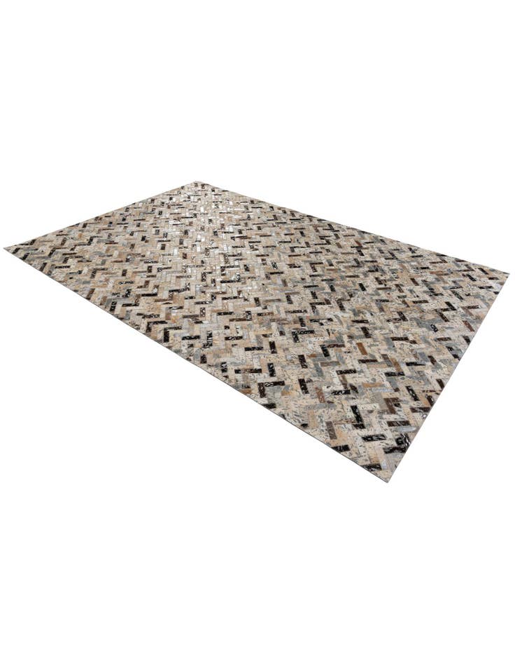 Detail image of  5' x 7' 7 Cowhide Stocks Rug