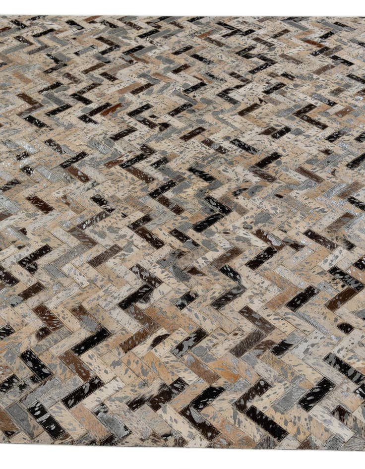 Detail image of  5' x 7' 7 Cowhide Stocks Rug