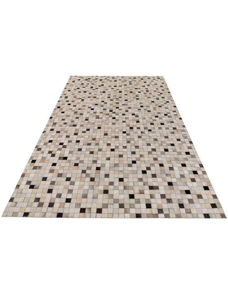 Detail image of  5' x 8' Cowhide Stocks Rug