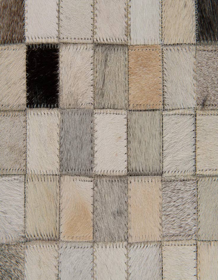 Detail image of  5' x 8' Cowhide Stocks Rug