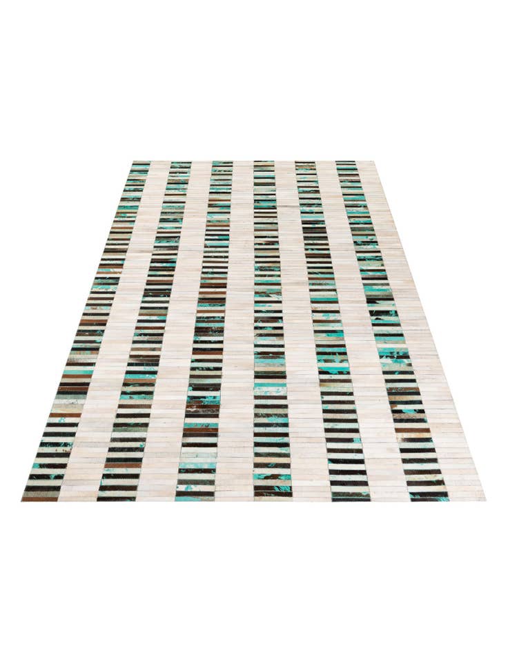 Detail image of  6' x 9' 1 Cowhide Stocks Rug