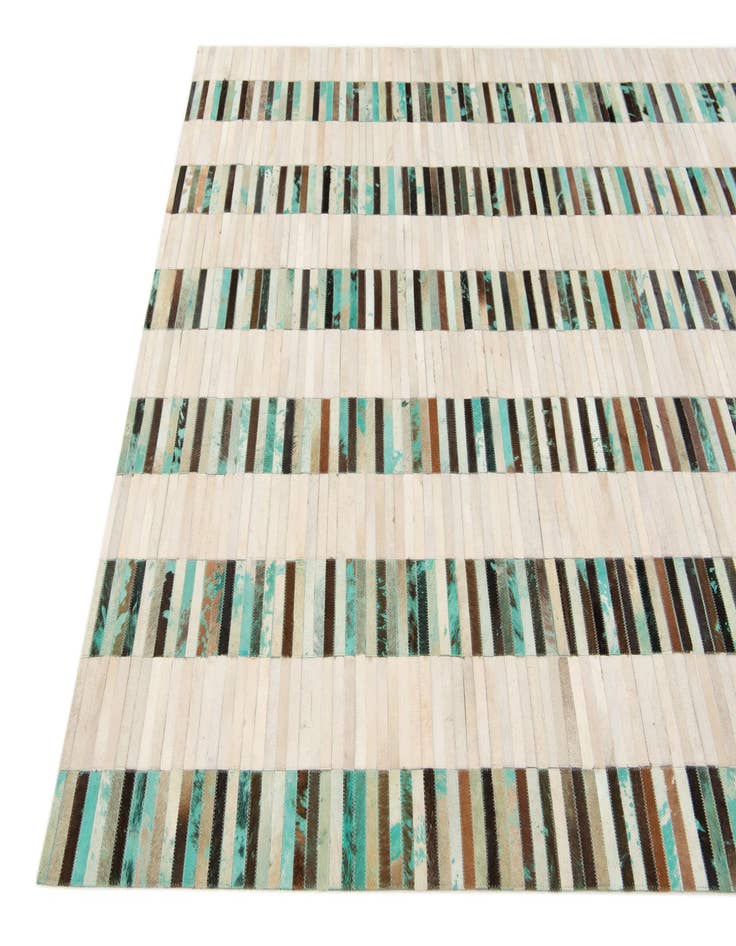 Detail image of  6' x 9' 1 Cowhide Stocks Rug