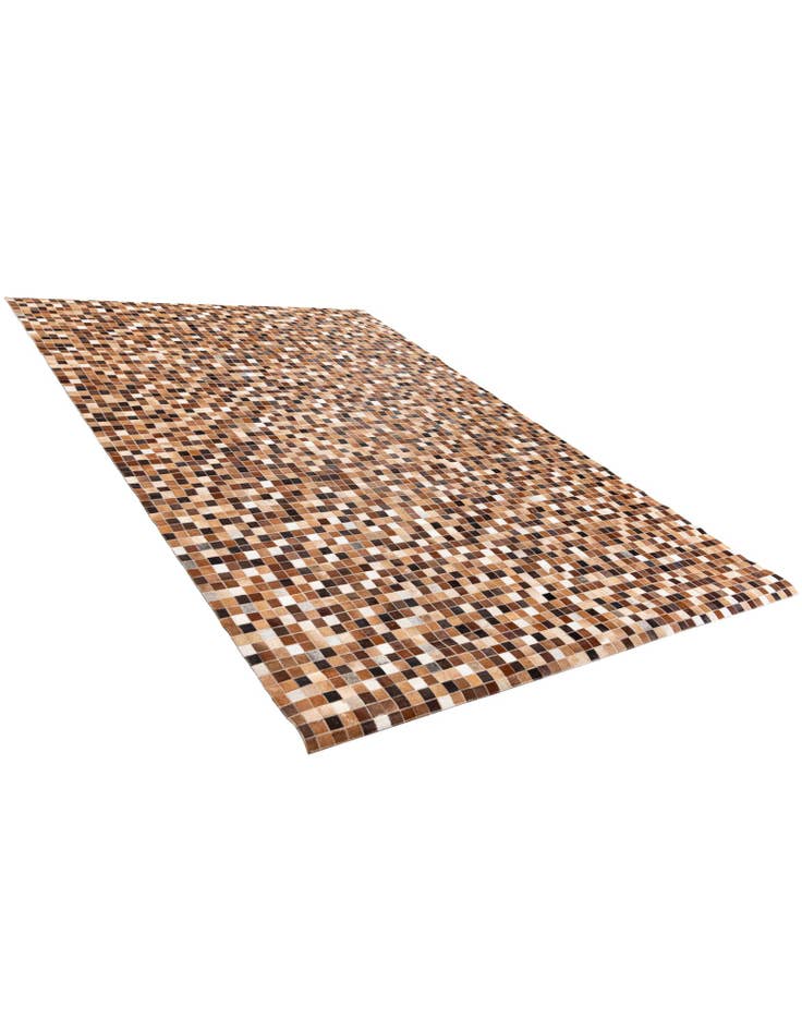 Detail image of  6' 8 x 9' 11 Cowhide Stocks Rug