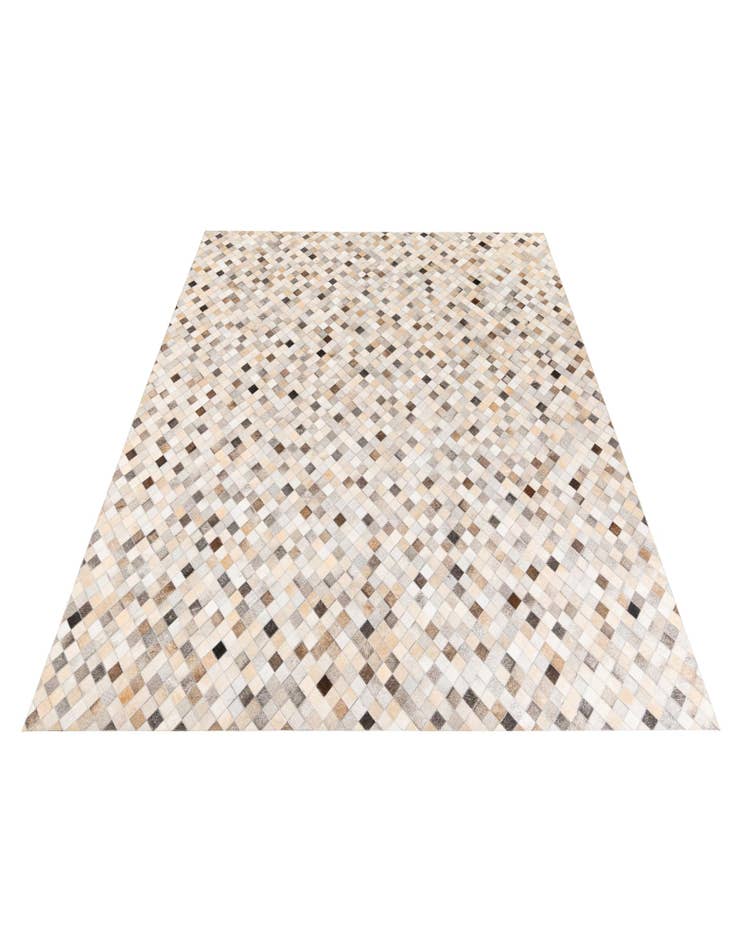 Detail image of  6' 8 x 9' 11 Cowhide Stocks Rug